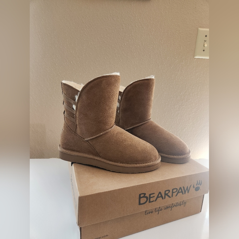 Bearpaw Women's Hickory Boots Sz 8 - Picture 4 of 9